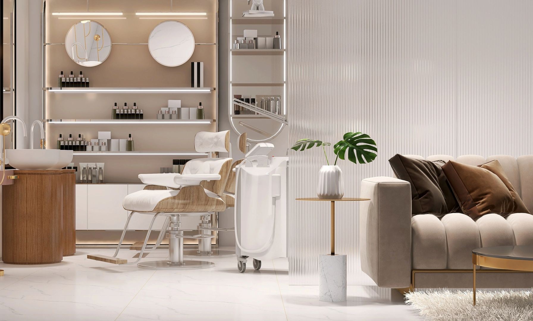Fleur Roz premium unisex beauty salon in Sharjah